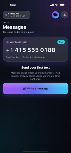 Second Phone Number: 2nd Line screenshot 1
