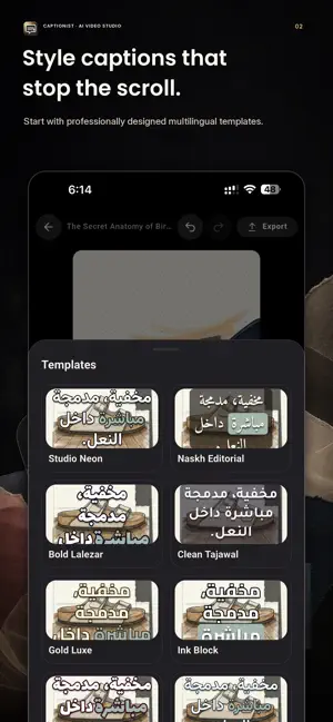 Captionist: AI Video Studio screenshot 2