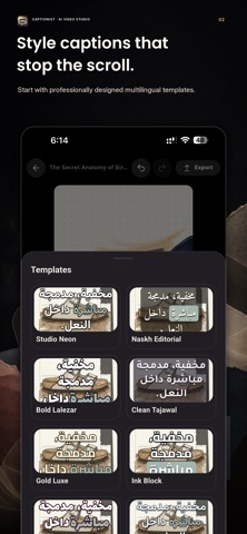Captionist: AI Video Studio Screenshot 2 of 8