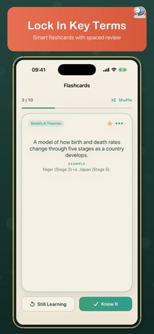 AP Geo Exam Coach by ChatStick iPhone screenshot