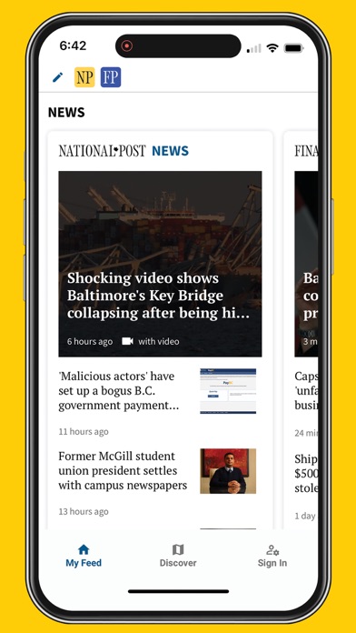 National Post Screenshot