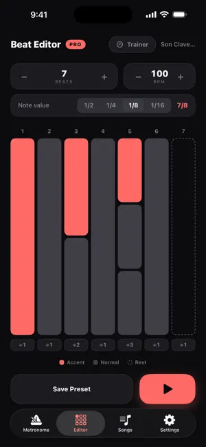Rhythmiq - Metronome screenshot 2