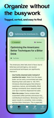 Note Hoard: AI Bookmarks Screenshot 2 of 6