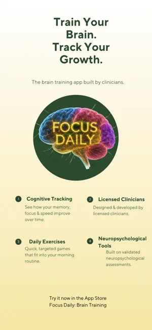 Focus Daily: Brain Training screenshot 1
