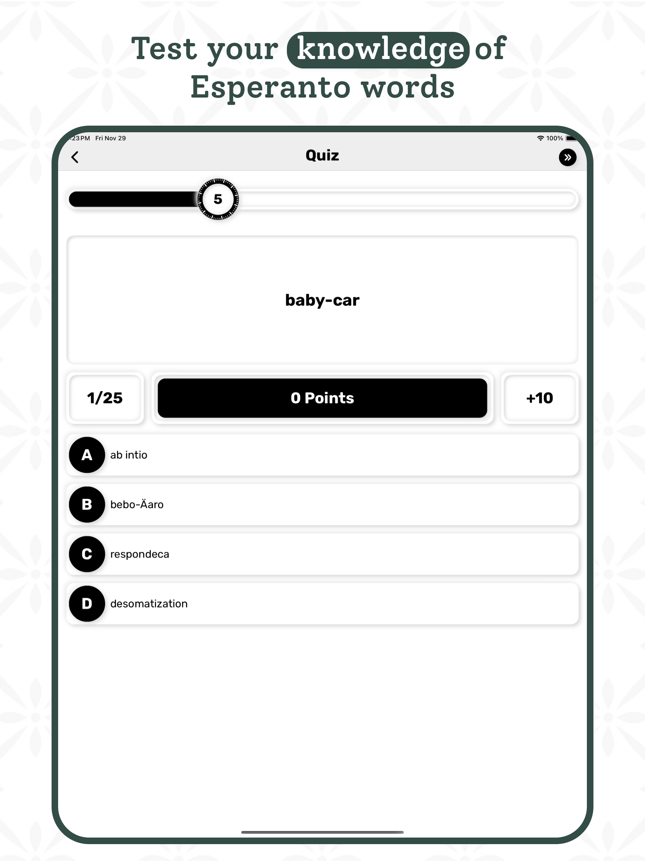 Esperanto Dictionary screenshot 10