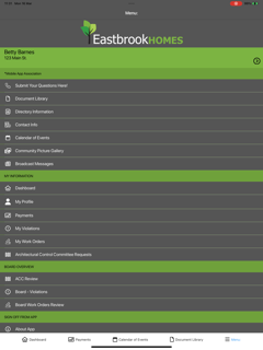 Eastbrook Homes HOA screenshot 11