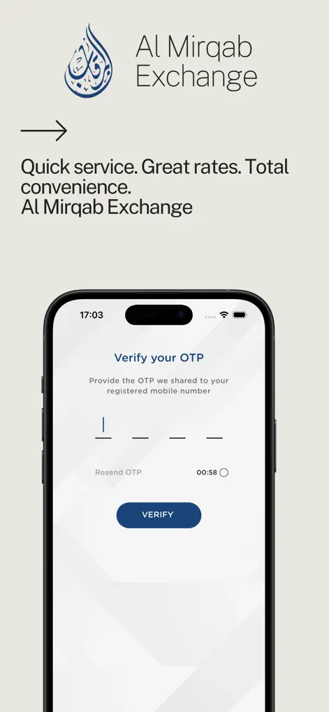 Al Mirqab Remit - Finance App | MWM