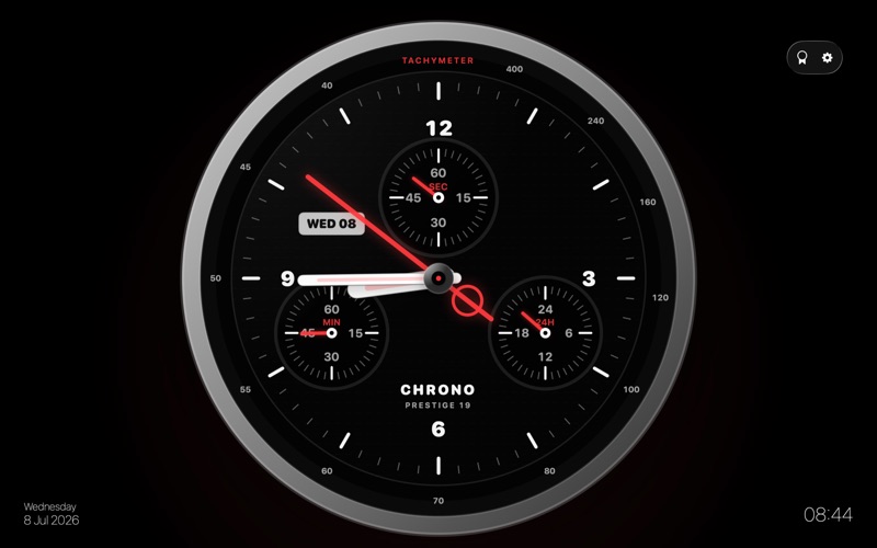 Analog Desk Clock Widget iPhone screenshot
