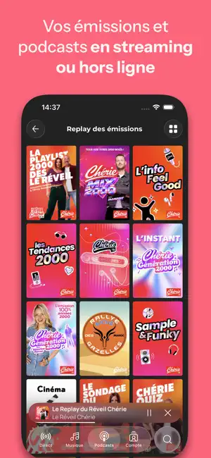 Chérie FM : Radios & Podcasts screenshot 3