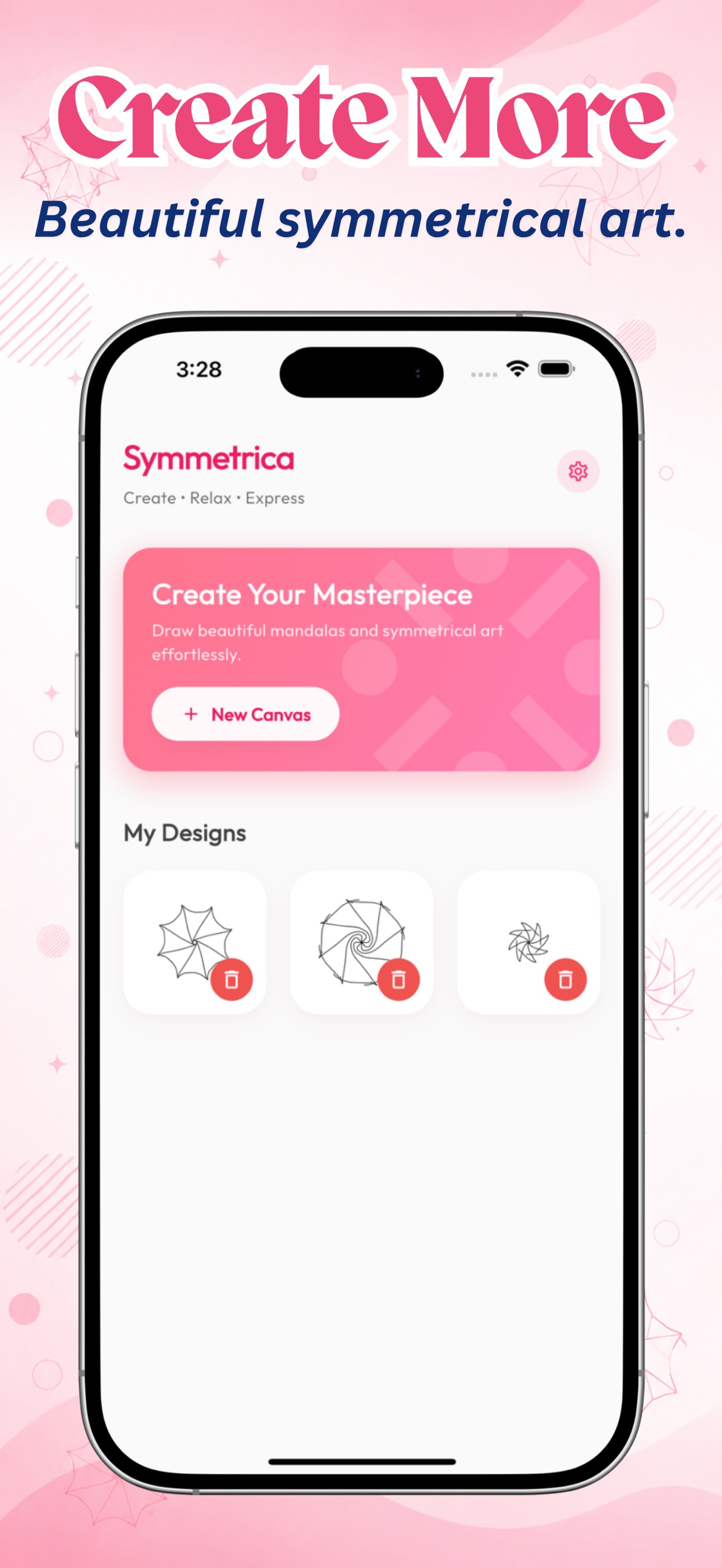 Screenshot 1 of Symmetrica: Art & Coloring