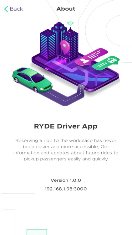 RYDE driver's app