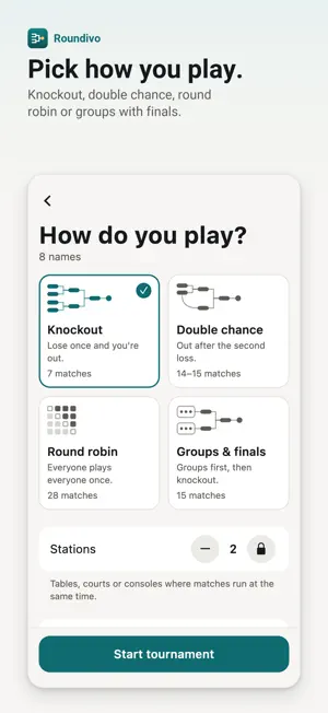 Roundivo: Tournament Manager screenshot 2