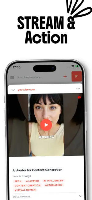 PIEZ - Save Videos & Bookmarks screenshot 1