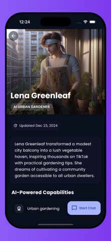 CharacterGPT- AI Celebrities Screenshot 2 of 6