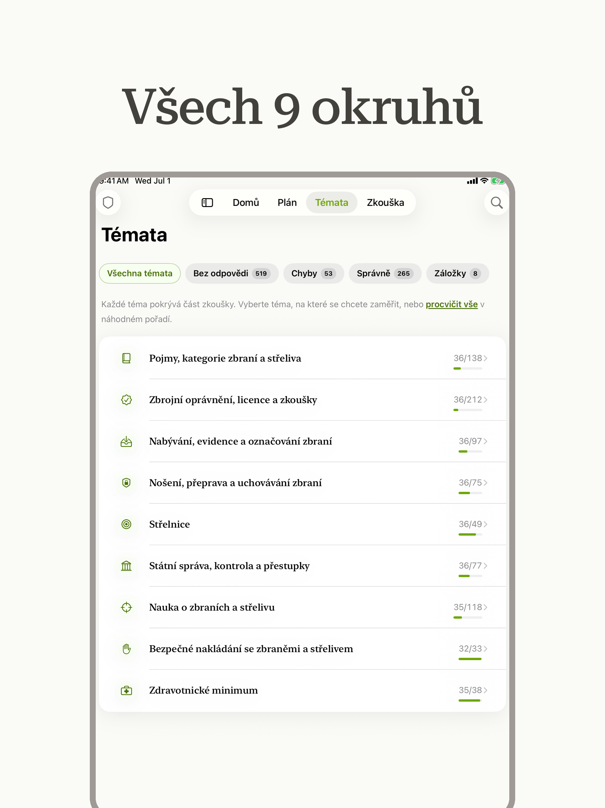 Zbrojní průkaz - Testy screenshot 16
