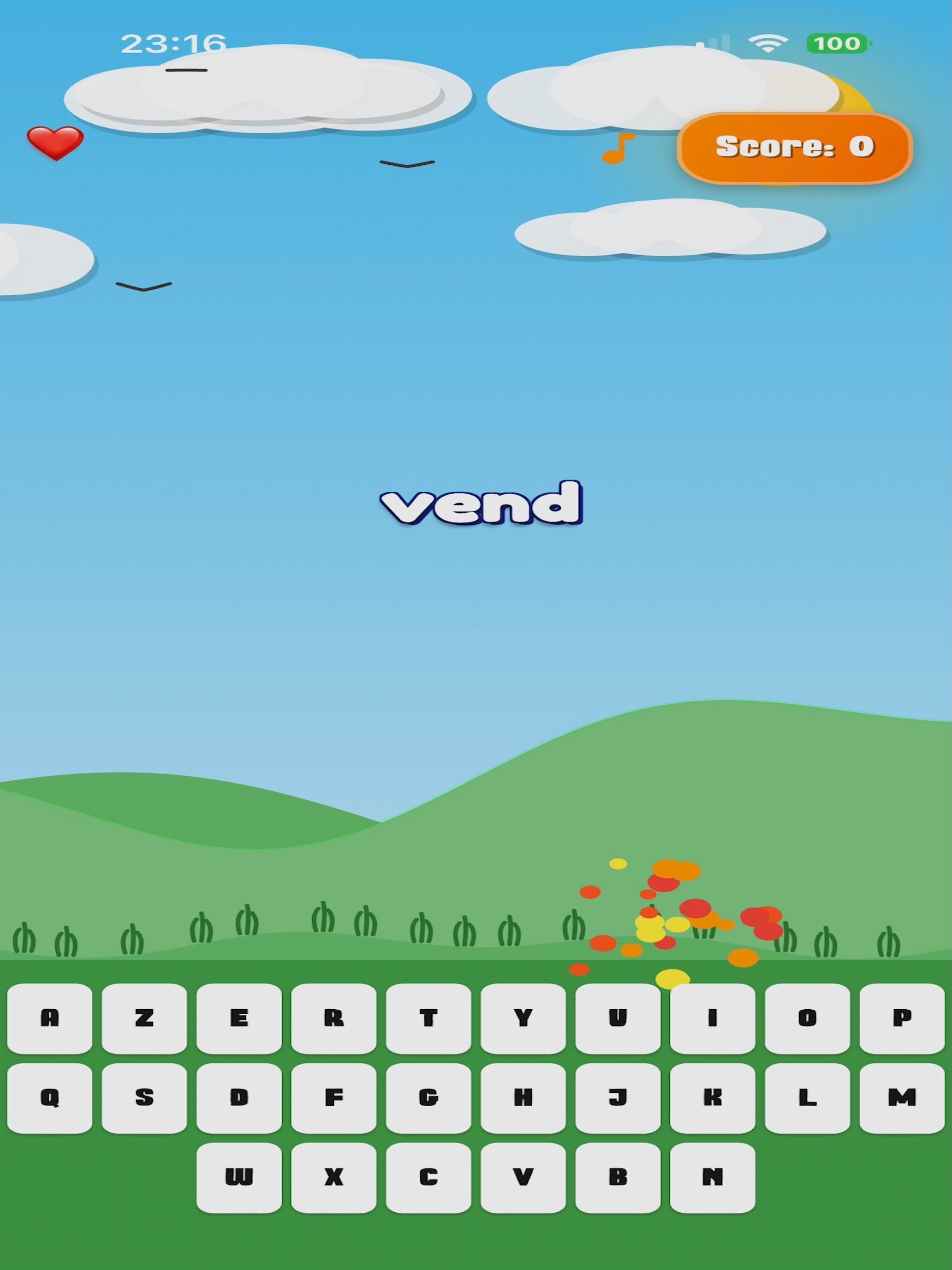 Raining Words screenshot 10