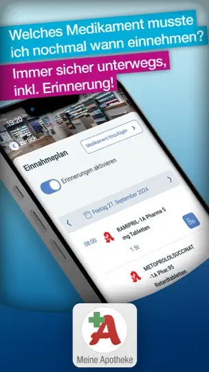 Screenshot von Meine Apotheke - E-Rezept auf dem iPhone 3