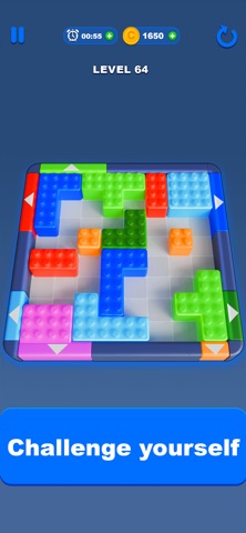 Slide Colorful Blocks Jam Game Screenshot 3 of 4