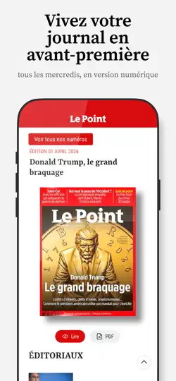 Capture d'écran de Le Point | Actualités & Info sur iPhone 6