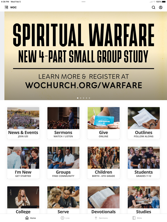 Screenshot #4 pour World Outreach Church