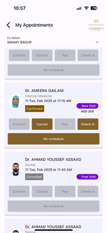AJMAN SPECIALTY GEN. HOSPITAL iPhone screenshot