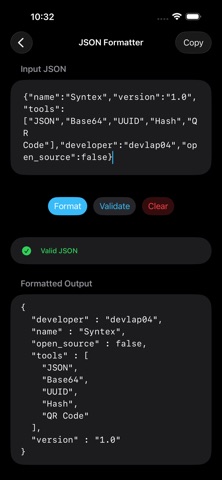 Syntex - Developer Toolkit iPhone screenshot 3