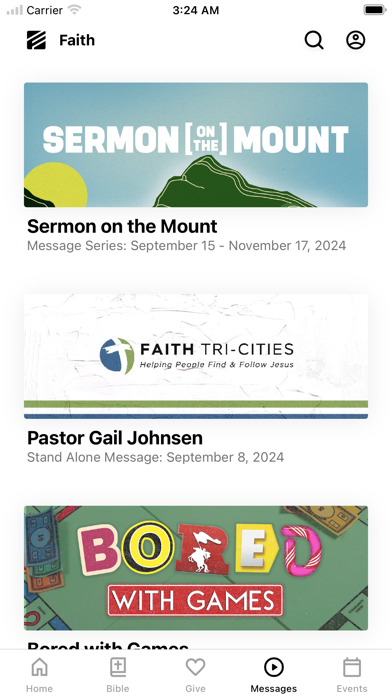Faith Tri-Cities Screenshot