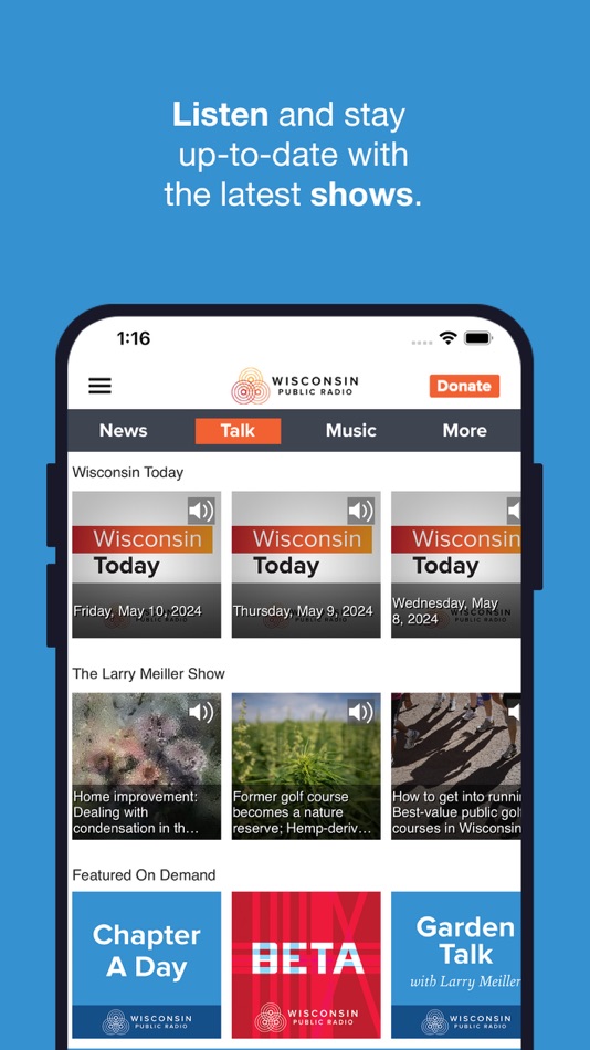 #4. Wisconsin Public Radio App (iOS) Podle: Wisconsin Public Radio