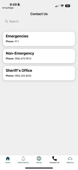 Marquette County Sheriff screenshot 2