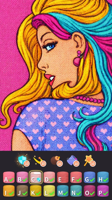 Cross stitch : Color by Letter screenshot 7