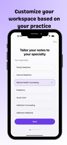 App screenshot