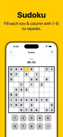 Clueo Games: Sudoku & Puzzles iPhone screenshot