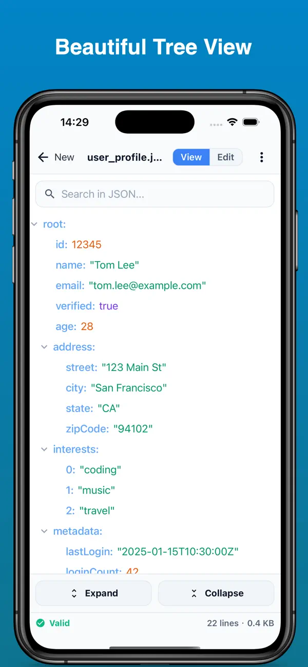 #2. JSON Viewer & Editor (iOS) Door: 志鹏 潘