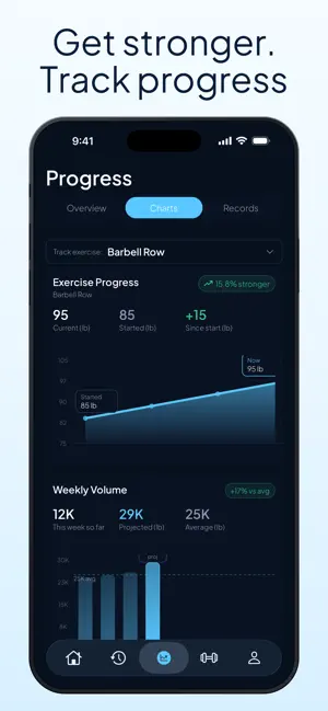 Kova: Lift & Strength Tracker screenshot 2