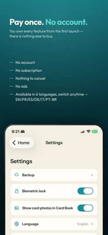Fonym: Business Card Scanner screenshot 6 of 6
