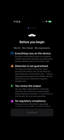 Im John Doe iPhone screenshot