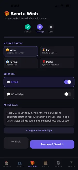 WishEveryone: Auto Wishes screenshot 2