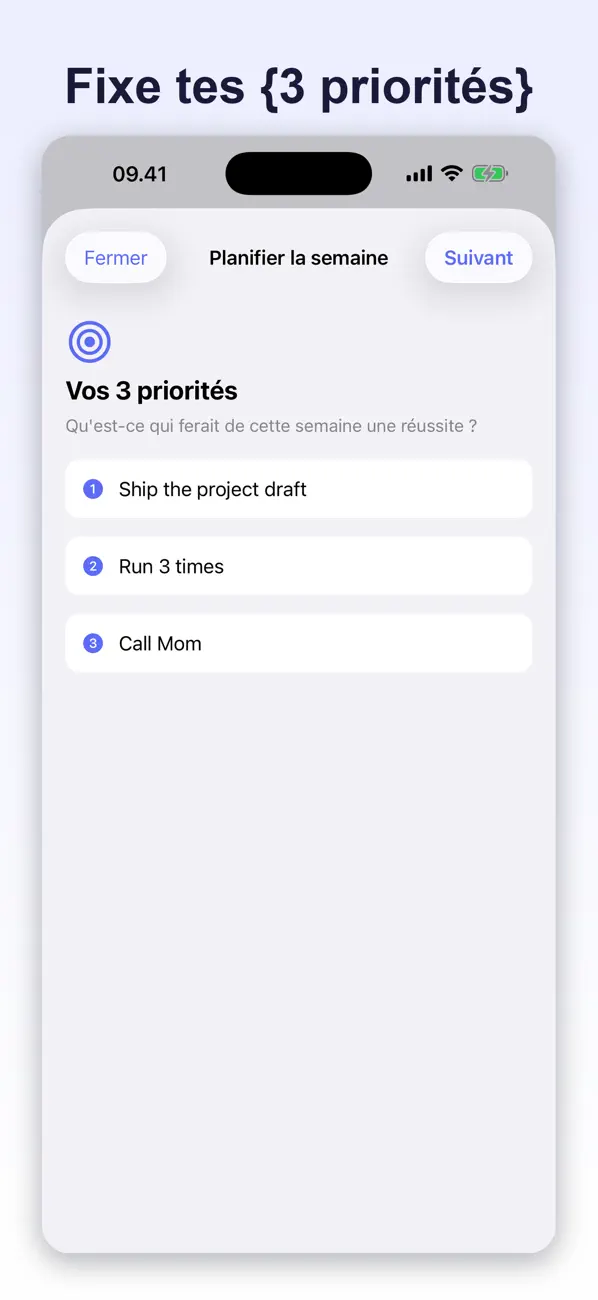 Screenshot #3 pour Agenda Semaine & Time Block