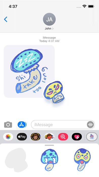 Screenshot #3 pour Mushroomz Sticker Pack