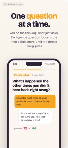 Knots: CBT Thought Reframing Screenshot 3 of 7