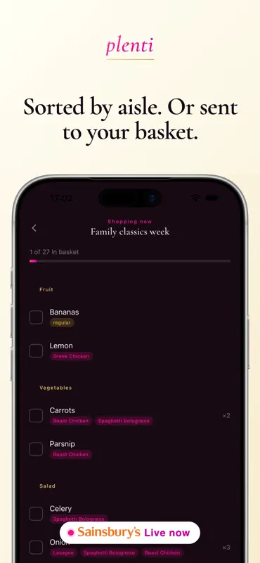 plenti | Your AI shopping list screenshot 3 of 5
