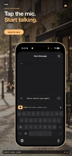 Voice to Text Keyboard: ARA screenshot 2