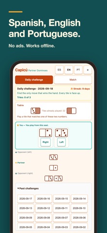 Partner Dominoes — Capicú Screenshot 6 of 6