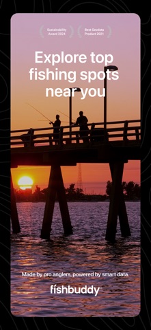 Fishbuddy: Fishing Spot Finder iPhone screenshot