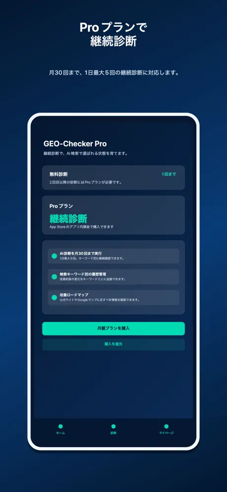 GEO-Checker‑App screenshot 2