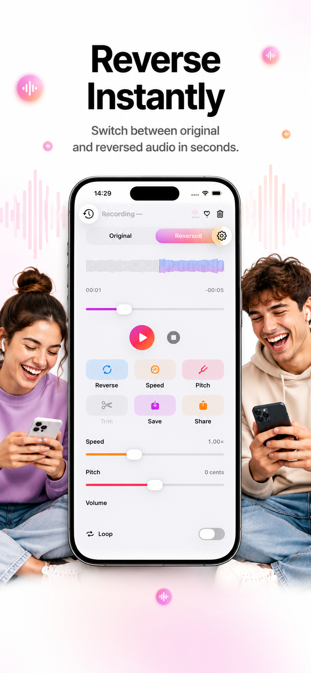 ReverseAudioVoiceFlip screenshot 3