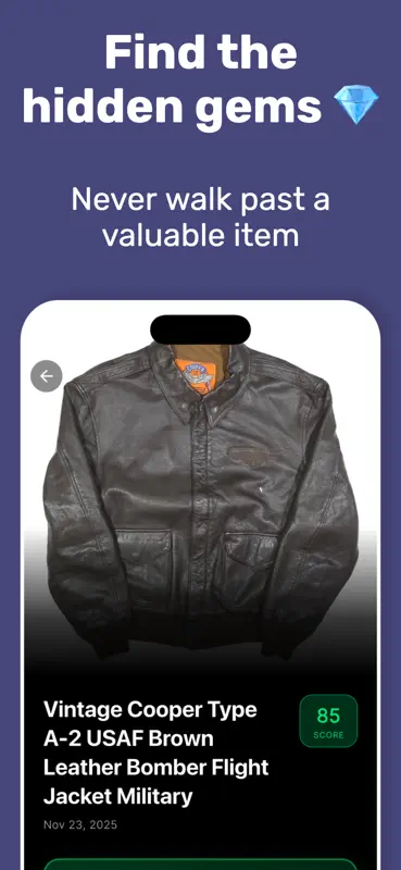ThriftGenius: AI Product Scan screenshot 2 of 4