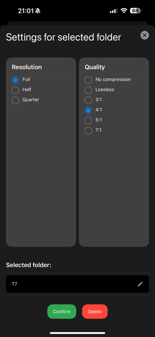 Raw convertor Screenshot 3 of 5