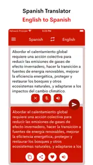 spanish text translator iphone screenshot 2
