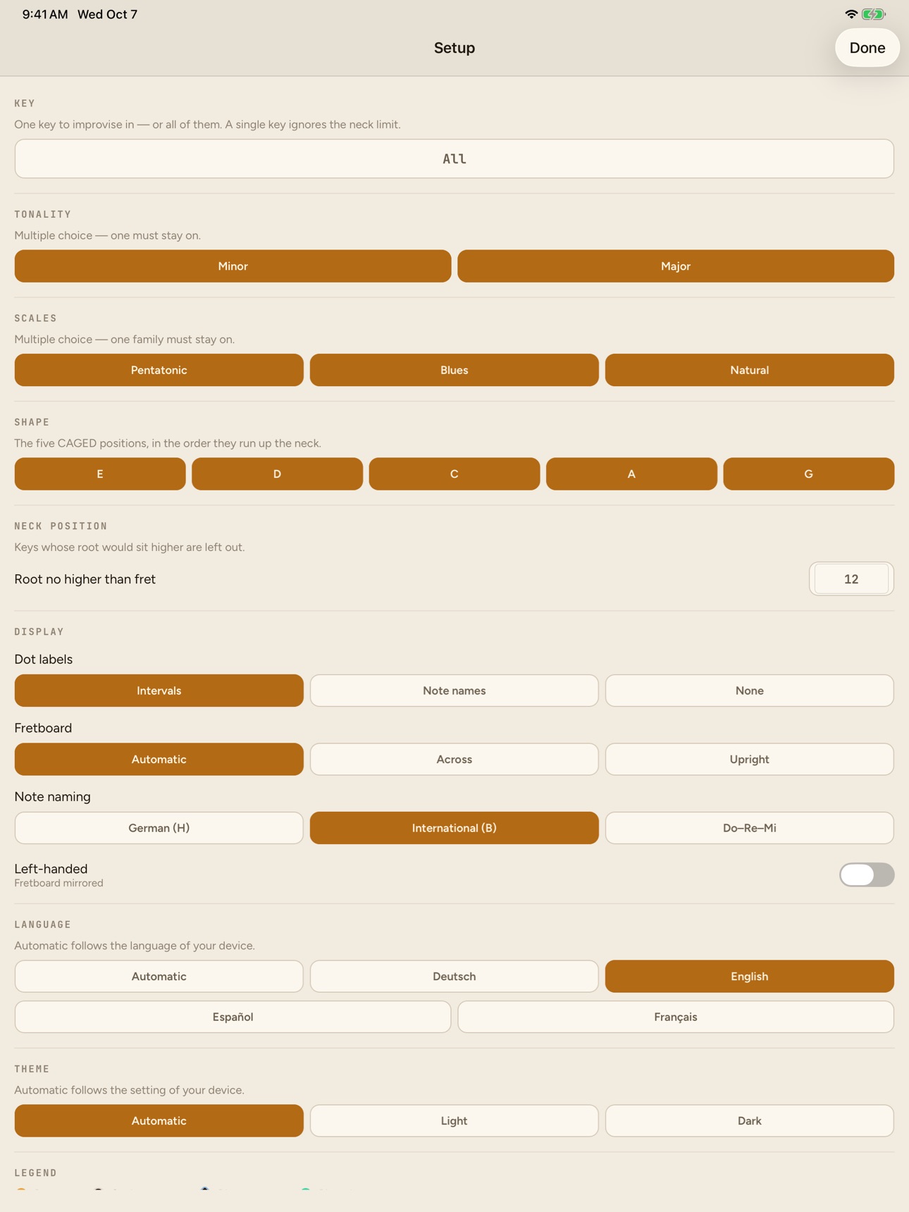 Screenshot 5 of ScalePractice Guitar